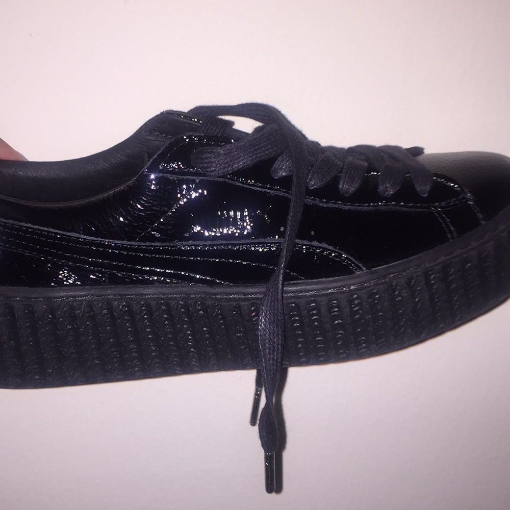 Creeper wrinkled Patent Puma..